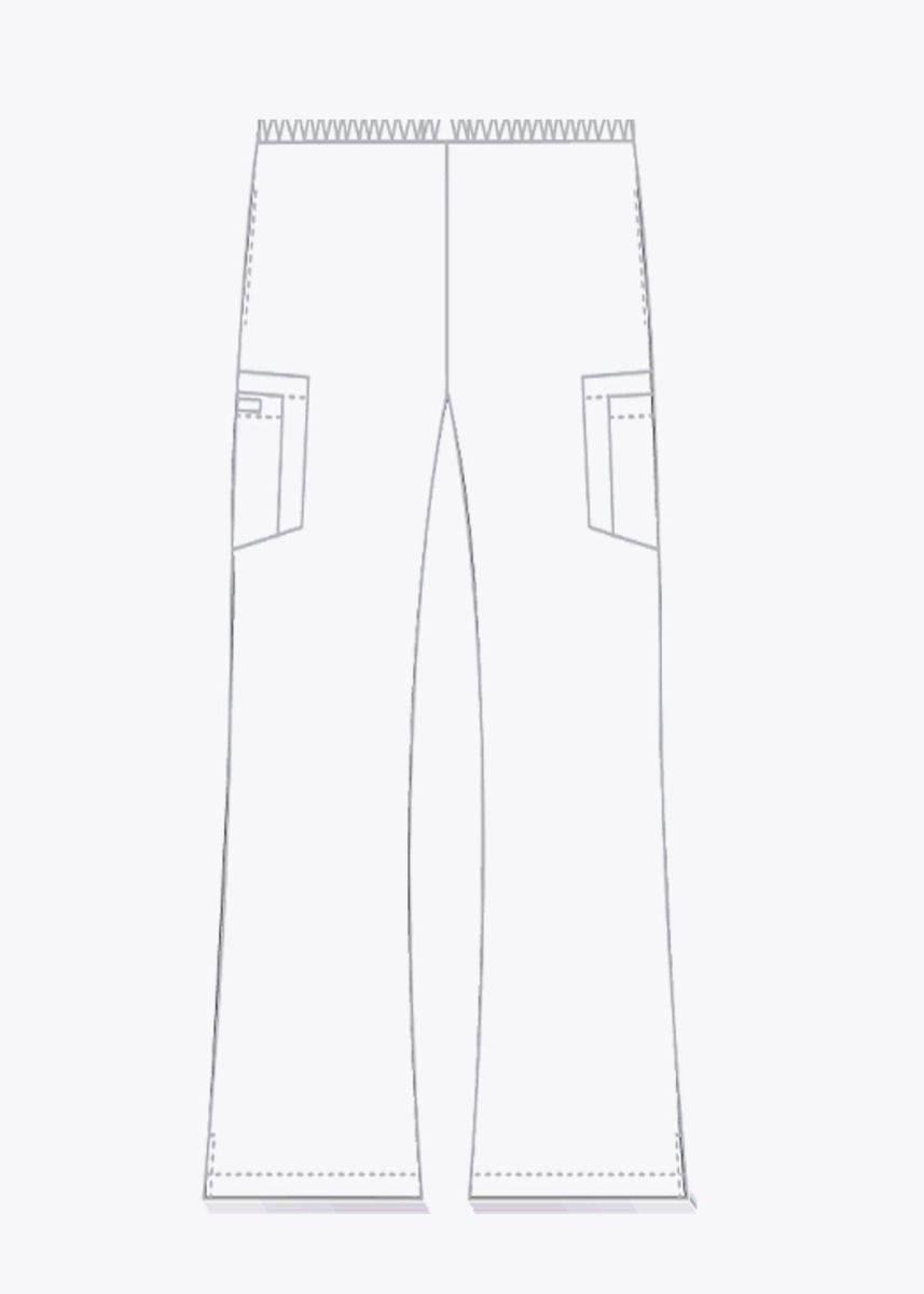 312P Boot Cut Flip Flap Scrub Pant