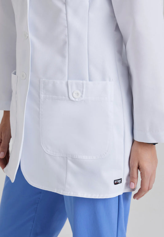 7446 Hannah Lab Coat - White Coat