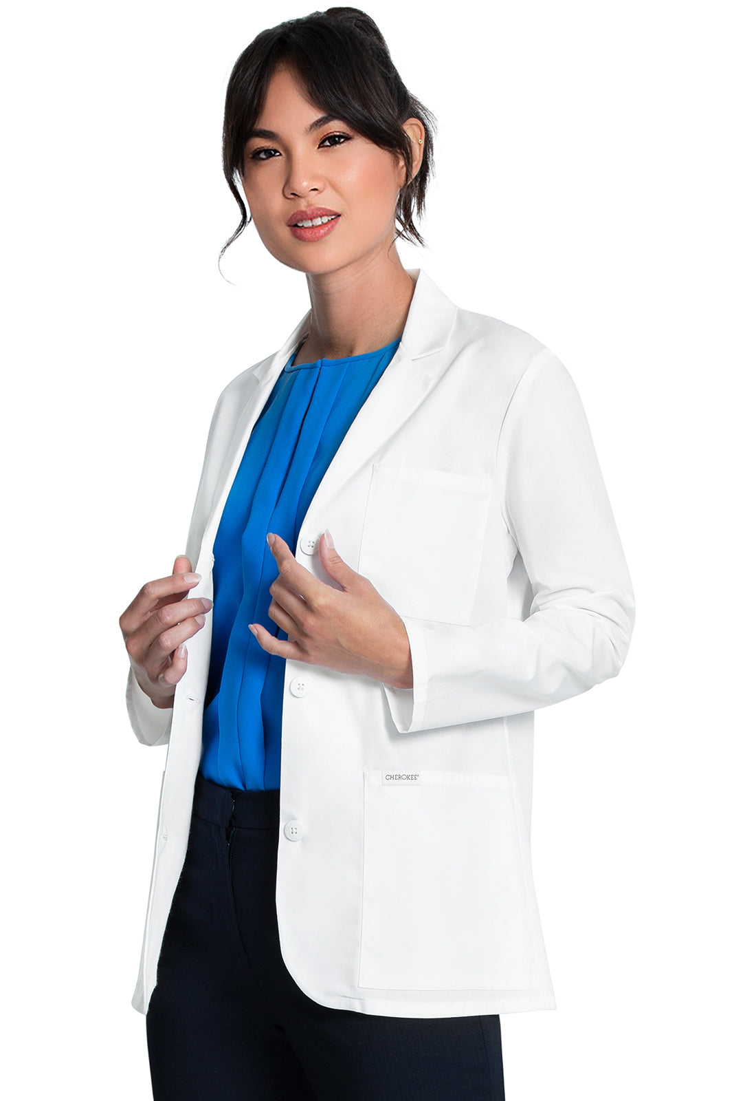 CK451 PROJECT LAB WHT28" Consultation Coat in White