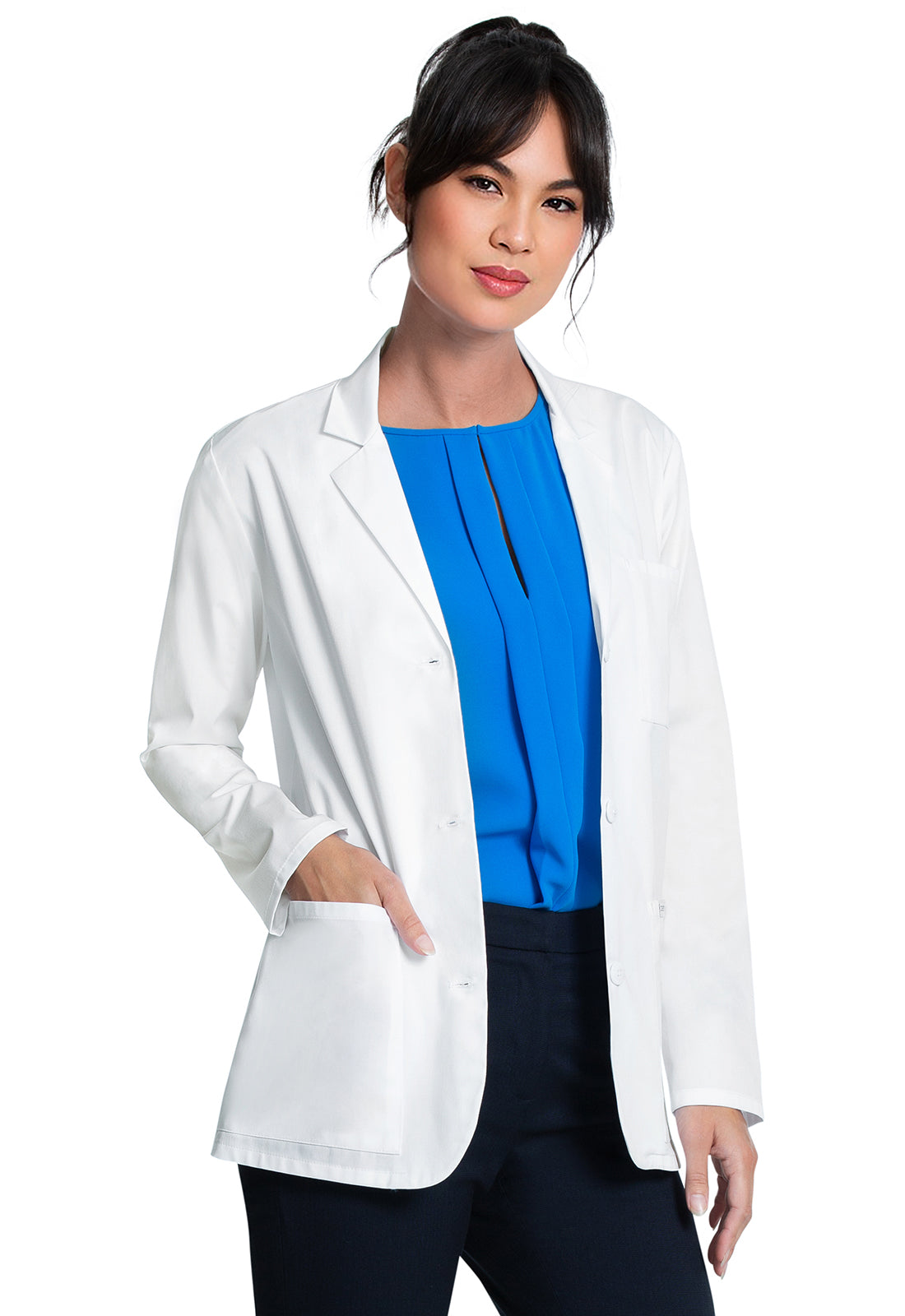CK451 PROJECT LAB WHT28" Consultation Coat in White