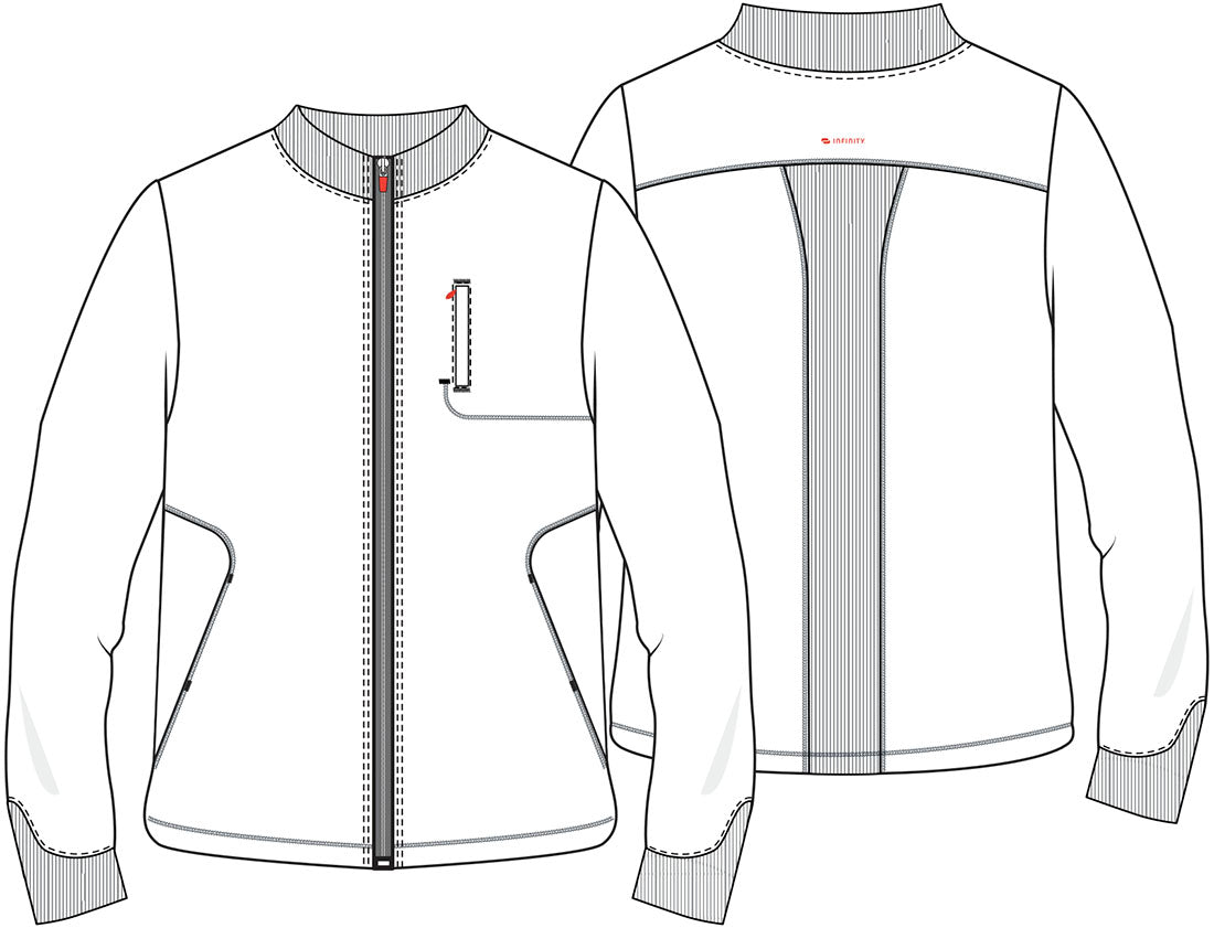 IN350A Infinity GNR8 Men's Zip Front Jacket