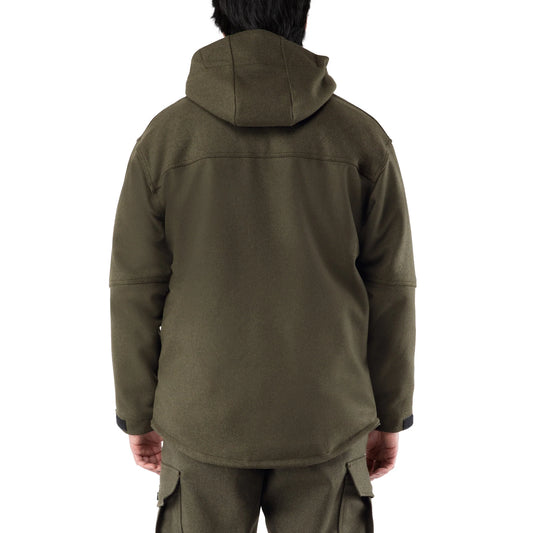 JKTMER Hooded Merino Wool Jacket