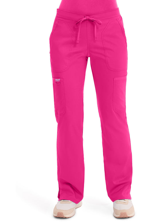 WW120 Revolution Mid Rise Moderate Flare Drawstring Pant Ladies Petite