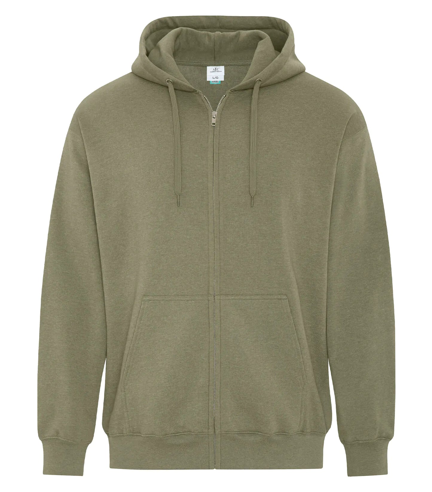 ATCF6600 ATC™ EARTH WASH® TOURBILLON FLEECE FULL ZIP HOODIE