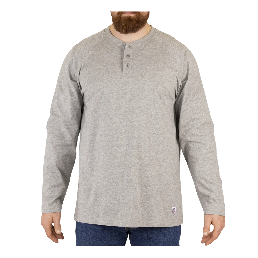 CK15 BIG BILL® Heavyweight Long Sleeve Henley T-shirt