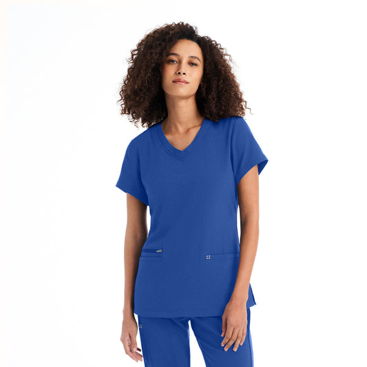3-Pocket V-Neck Scrub Top WT127