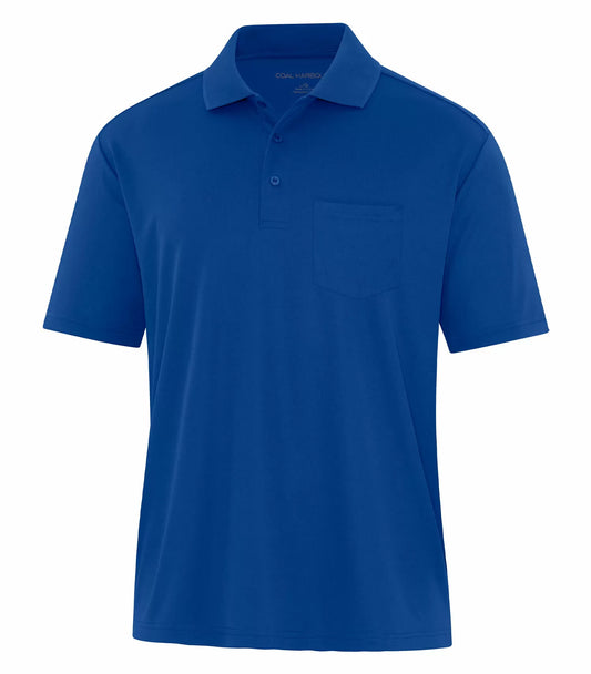 COAL HARBOUR® EVERYDAY SNAG RESISTANT POCKET POLO. S365P