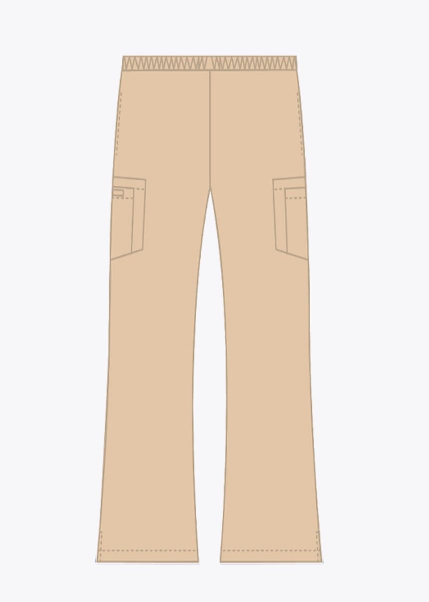 312P Boot Cut Flip Flap Scrub Pant