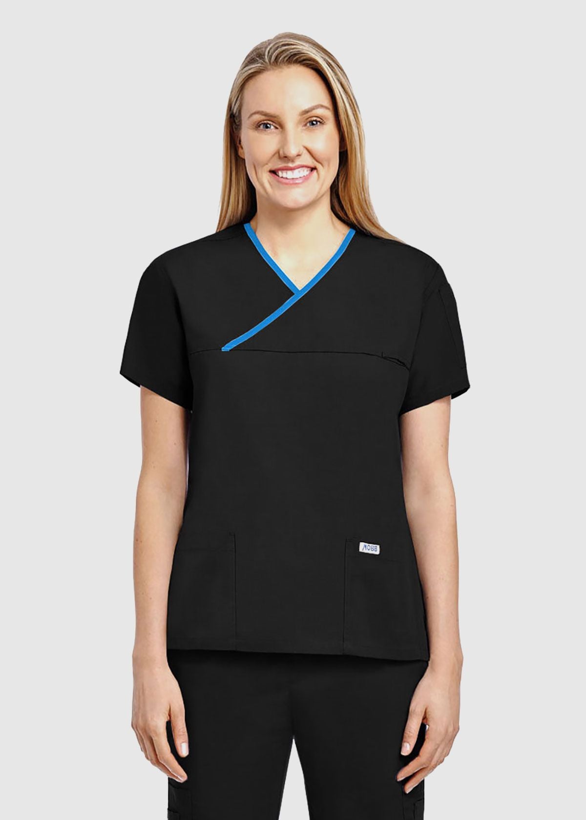 323T Criss Cross Scrub Top