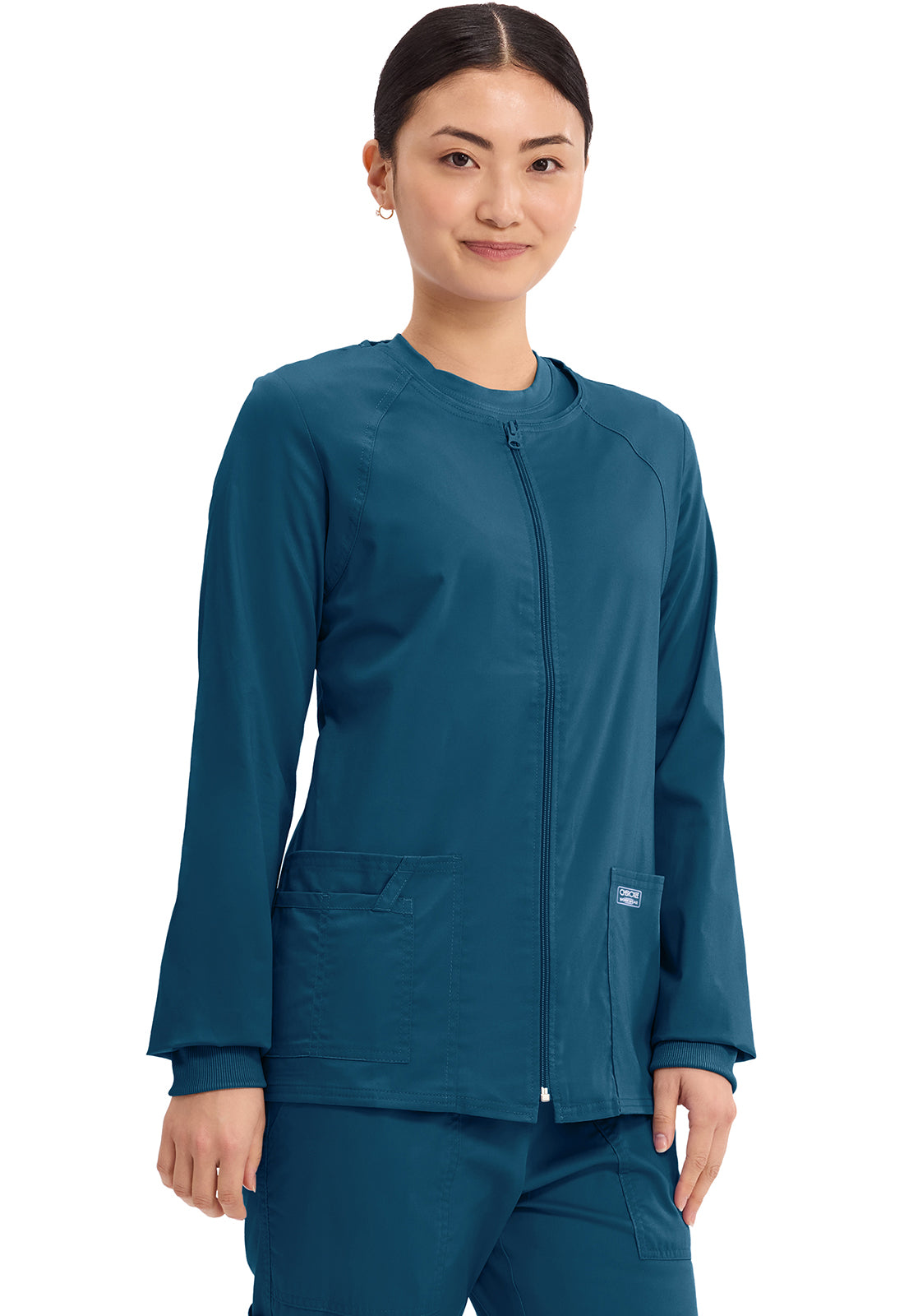 4315  Cherokee Core Stretch Zip Front Jacket