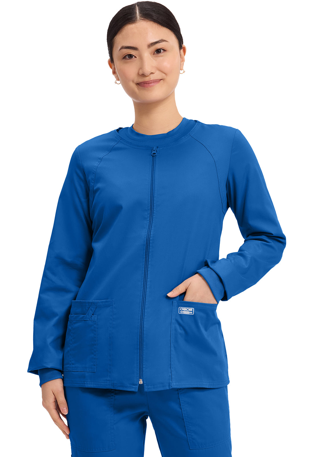 4315  Cherokee Core Stretch Zip Front Jacket