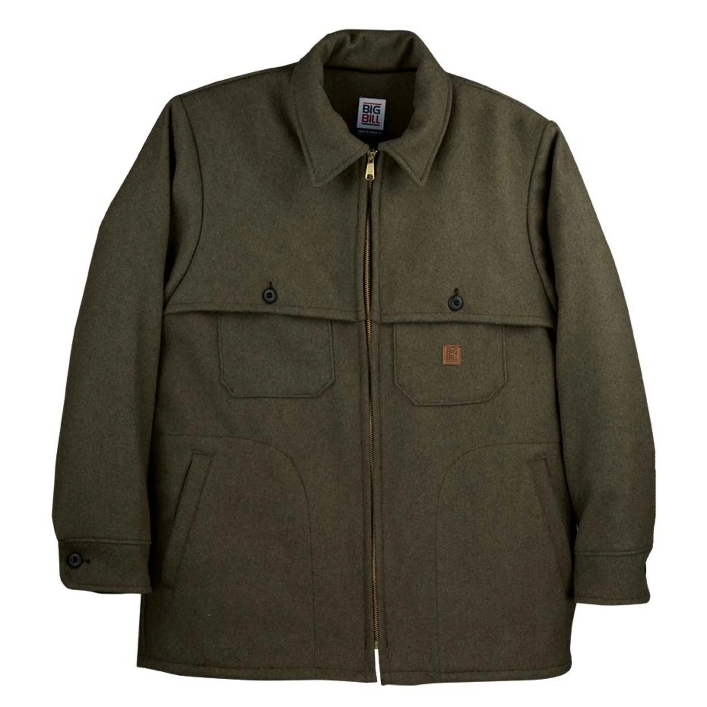 461MER Merino Wool Zip Front Jacket