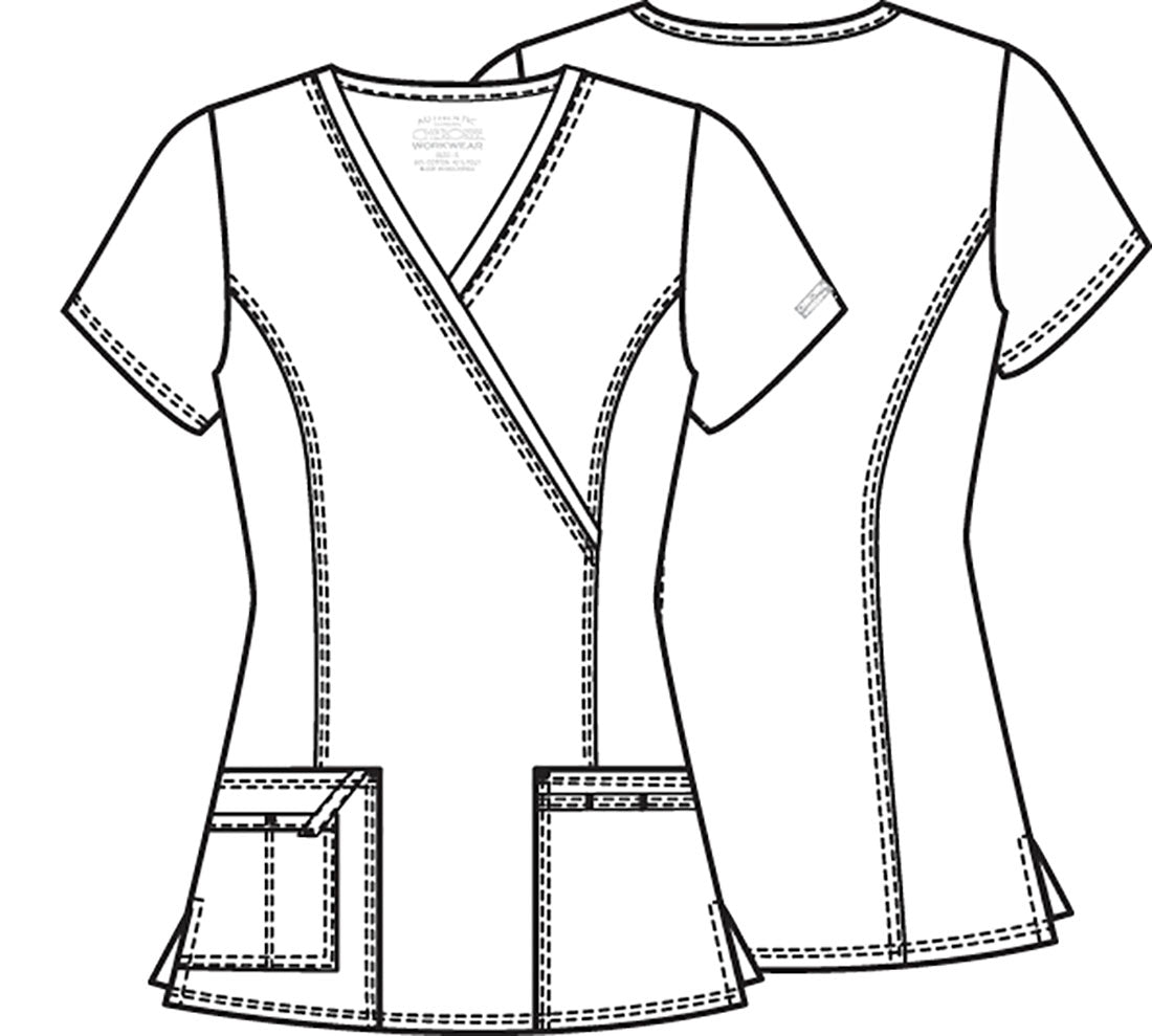 4728 Cherokee Core Stretch Ladies Scrub Top