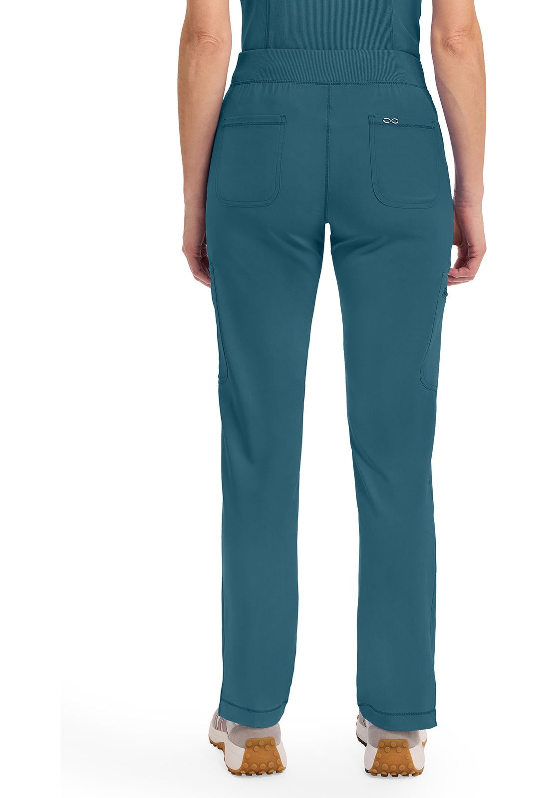 CK065A Mid Rise Tapered Leg Pull on Pant