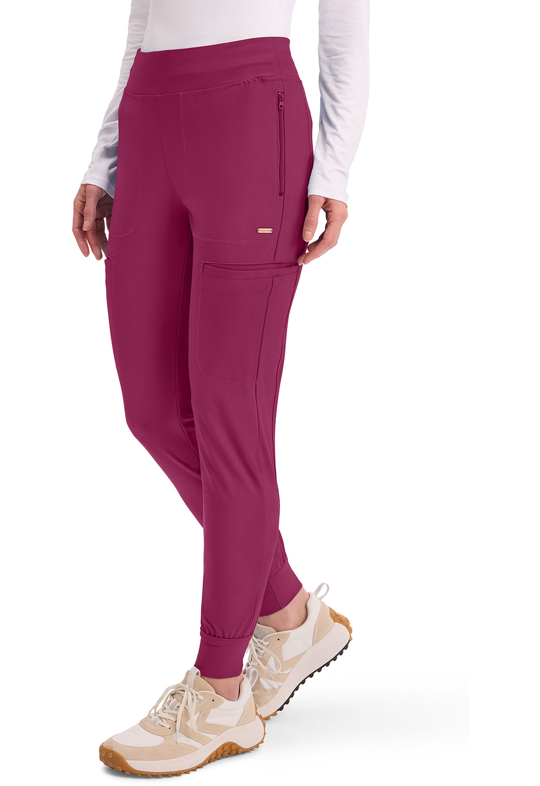 CK092 Form Mid Rise Tapered Leg Drawstring Pant Ladies