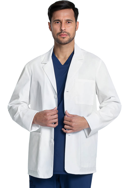 CK401 WHT PROJECT LAB 30" Men's Consultation Coat in White