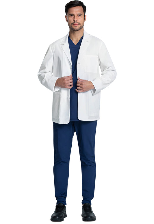 CK401 WHT PROJECT LAB 30" Men's Consultation Coat in White