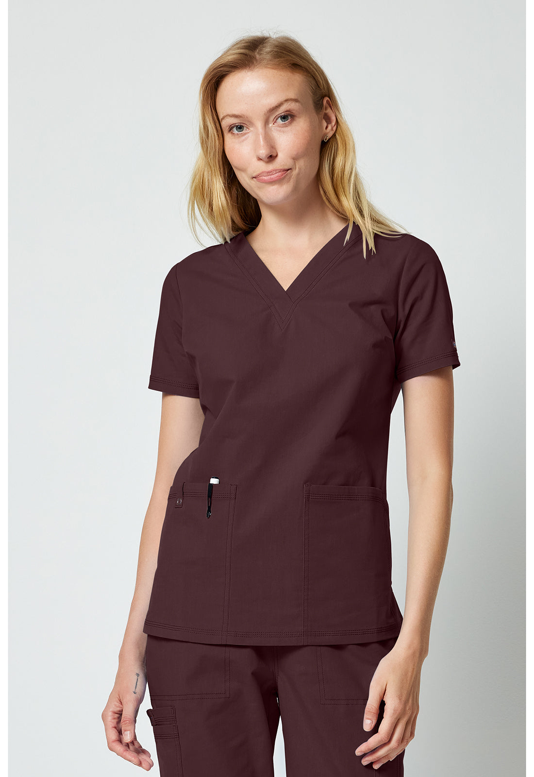 DK856 Dickies  Women's V-neck