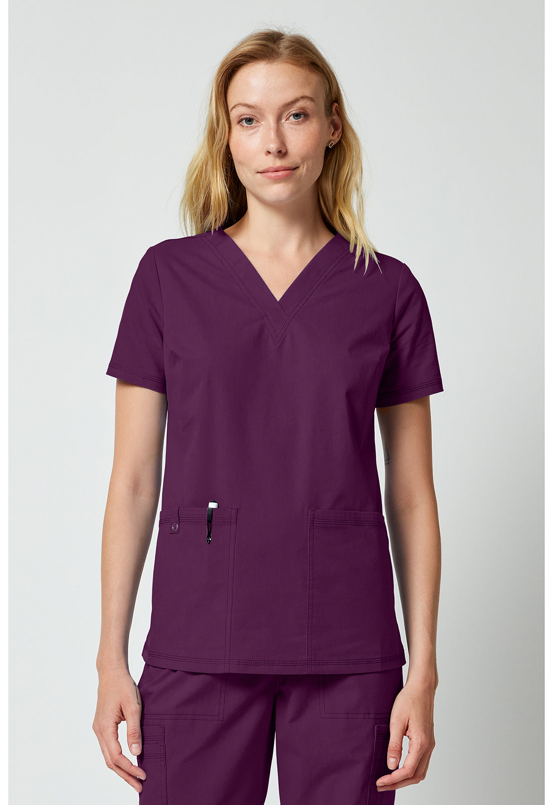 DK856 Dickies  Women's V-neck
