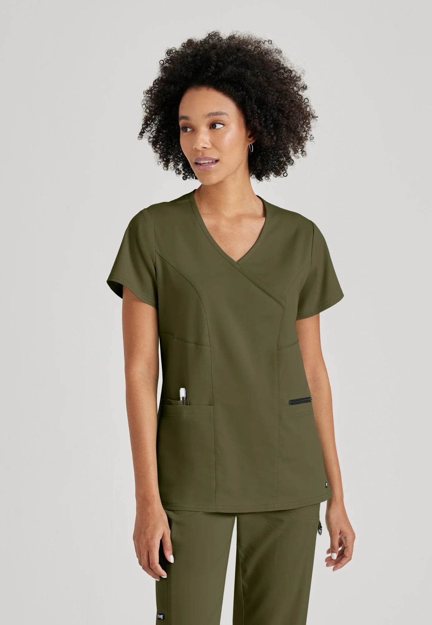 Kim Scrub Top GRST001