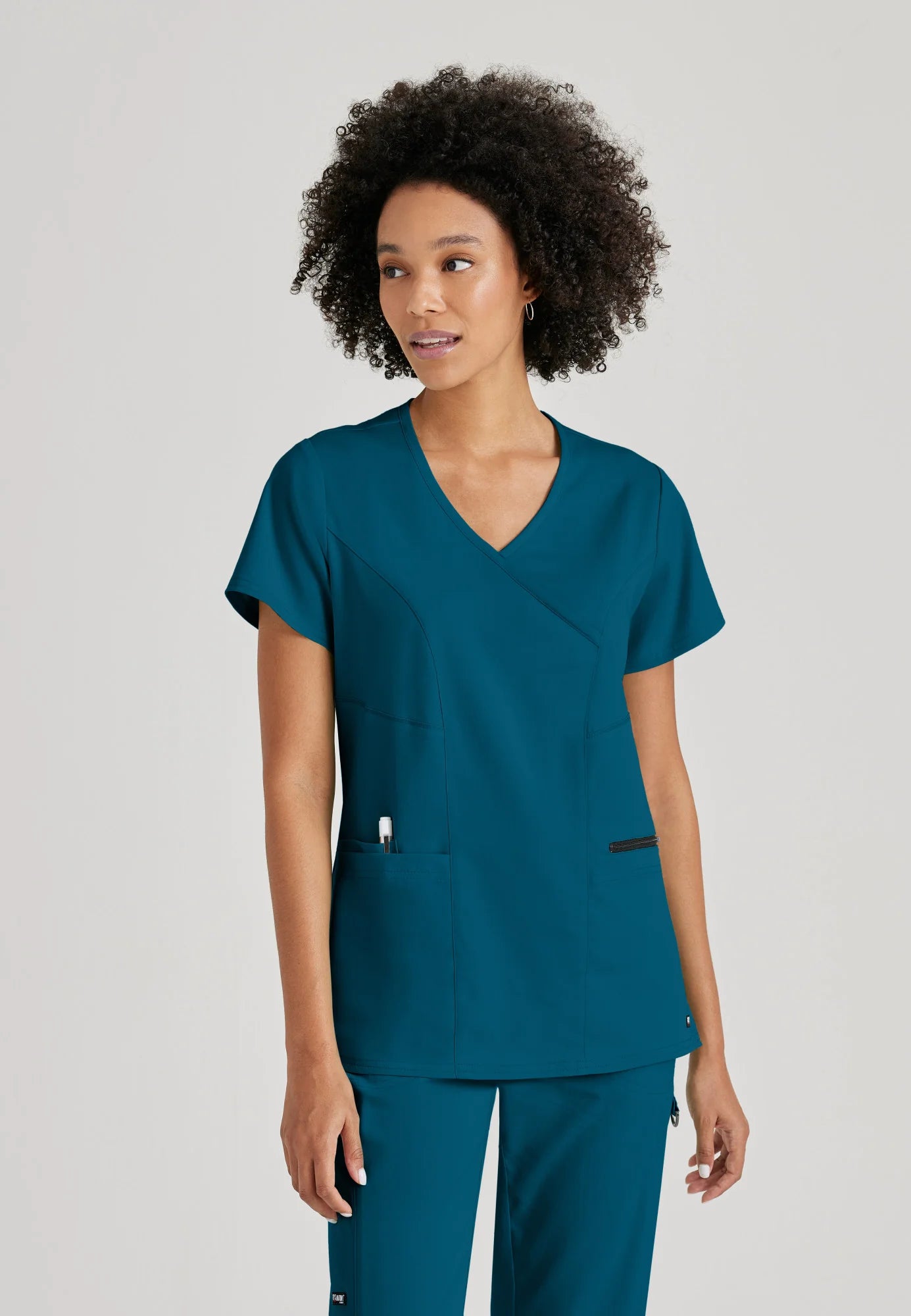 Kim Scrub Top GRST001