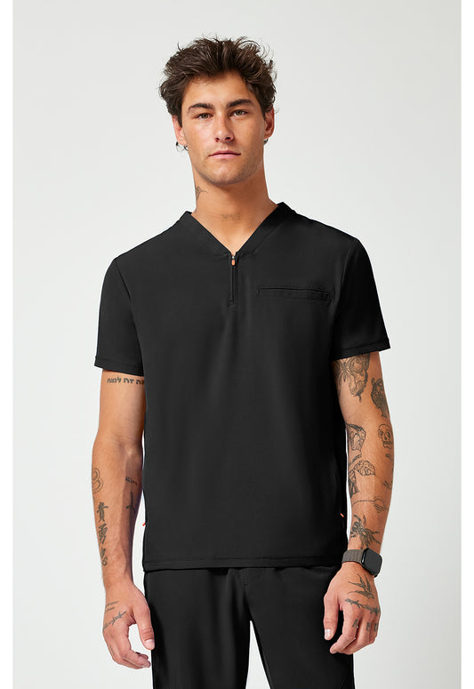 IN702A GNR8 Men's Partial zip V-Neck