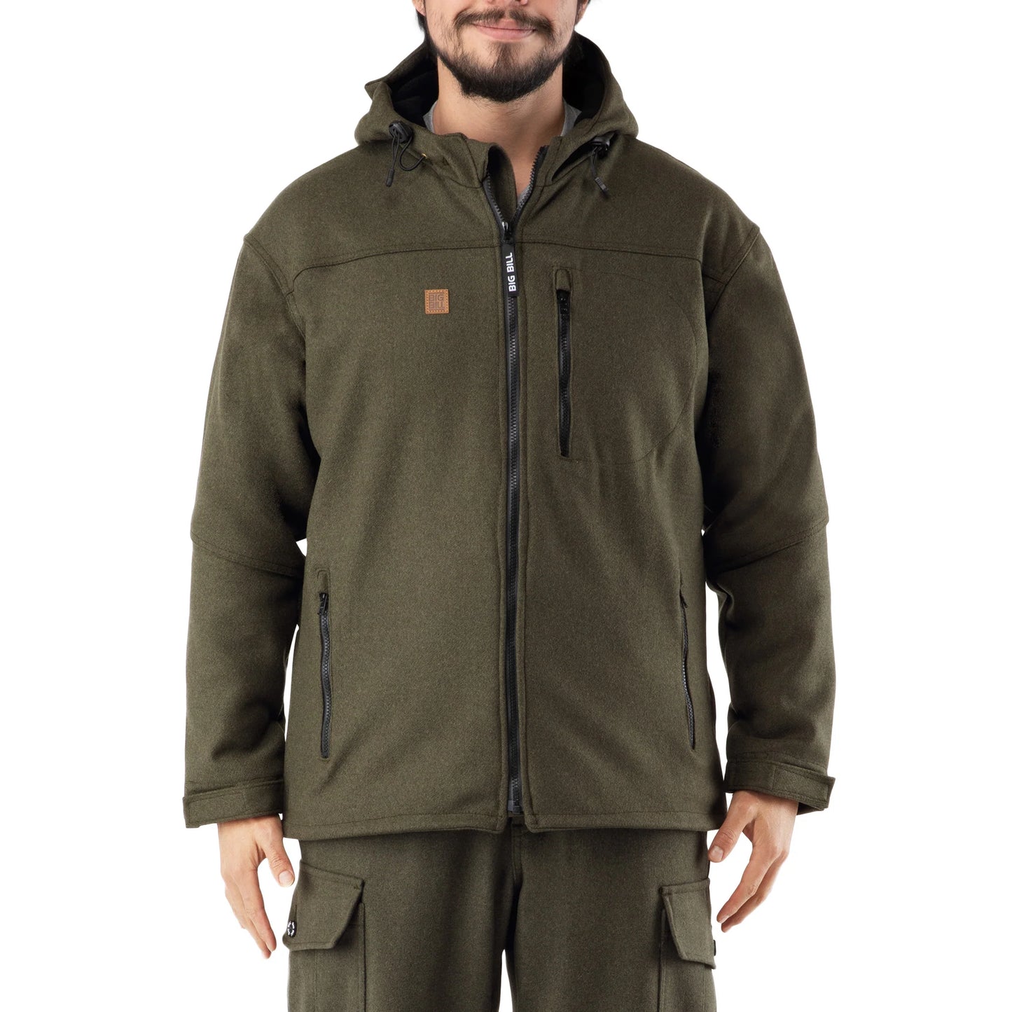 JKTMER Hooded Merino Wool Jacket