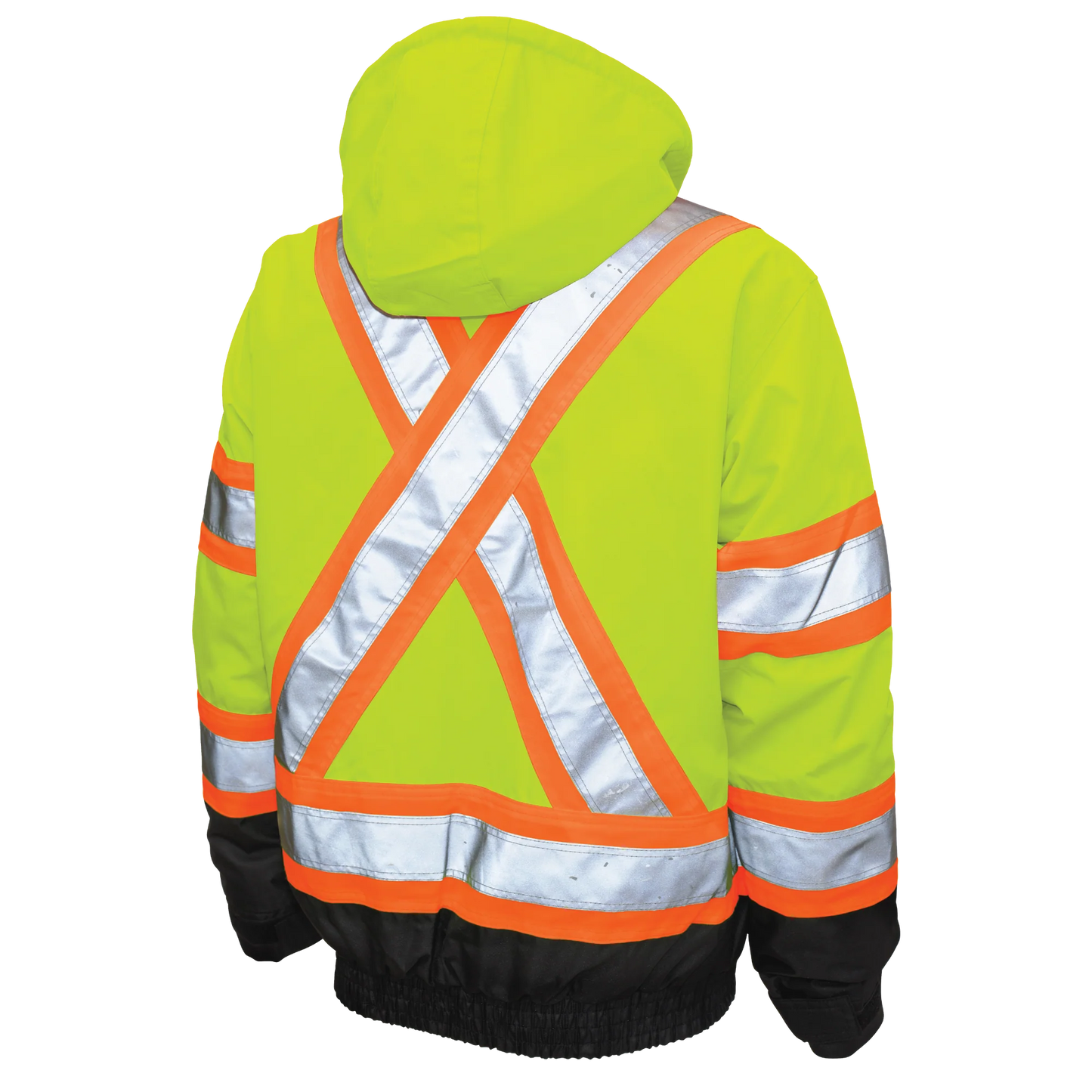 S413 - Poly Oxford 3-In-1 Safety Bomber With Fleece Liner