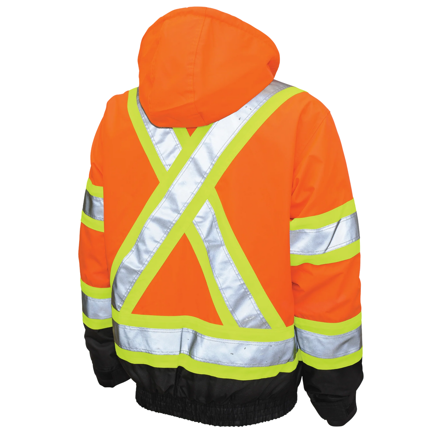 S413 - Poly Oxford 3-In-1 Safety Bomber With Fleece Liner