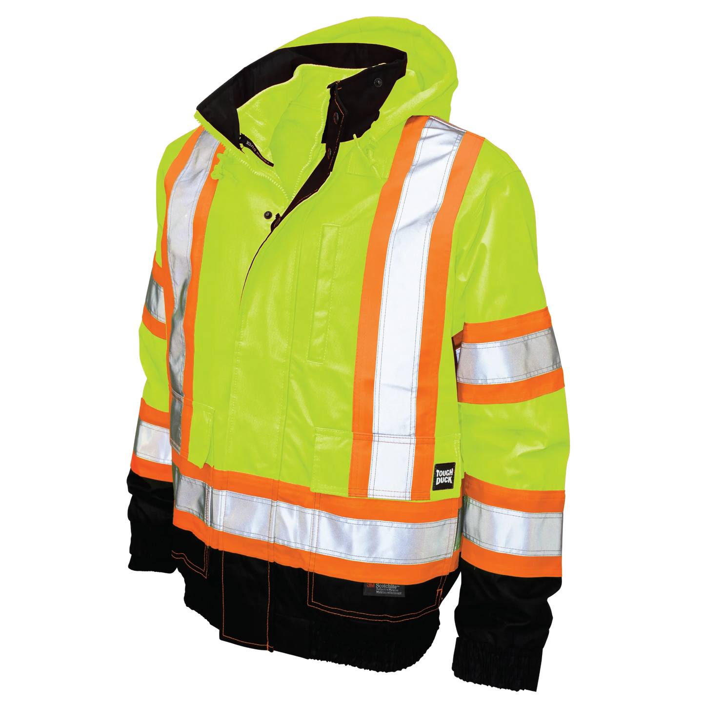 S413 - Poly Oxford 3-In-1 Safety Bomber With Fleece Liner
