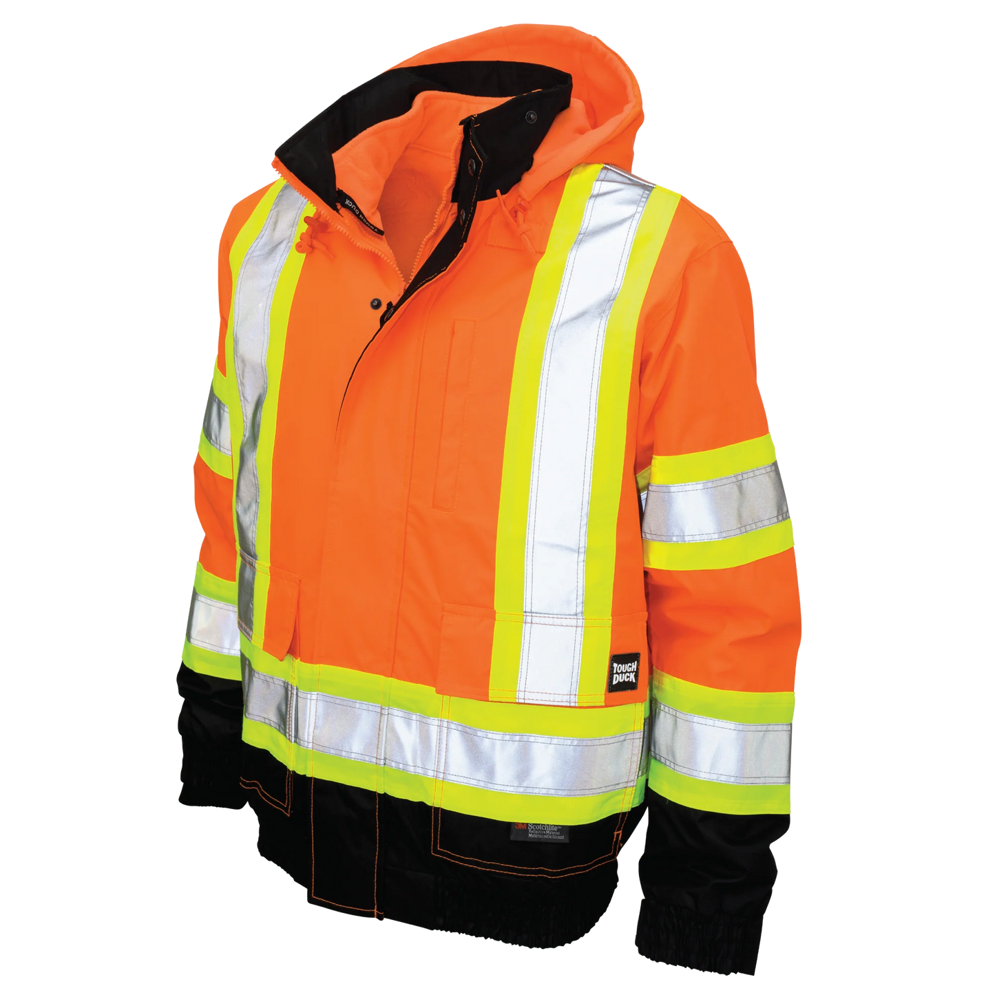 S413 - Poly Oxford 3-In-1 Safety Bomber With Fleece Liner