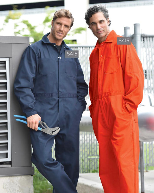 S415 Poly/Cotton Coveralls