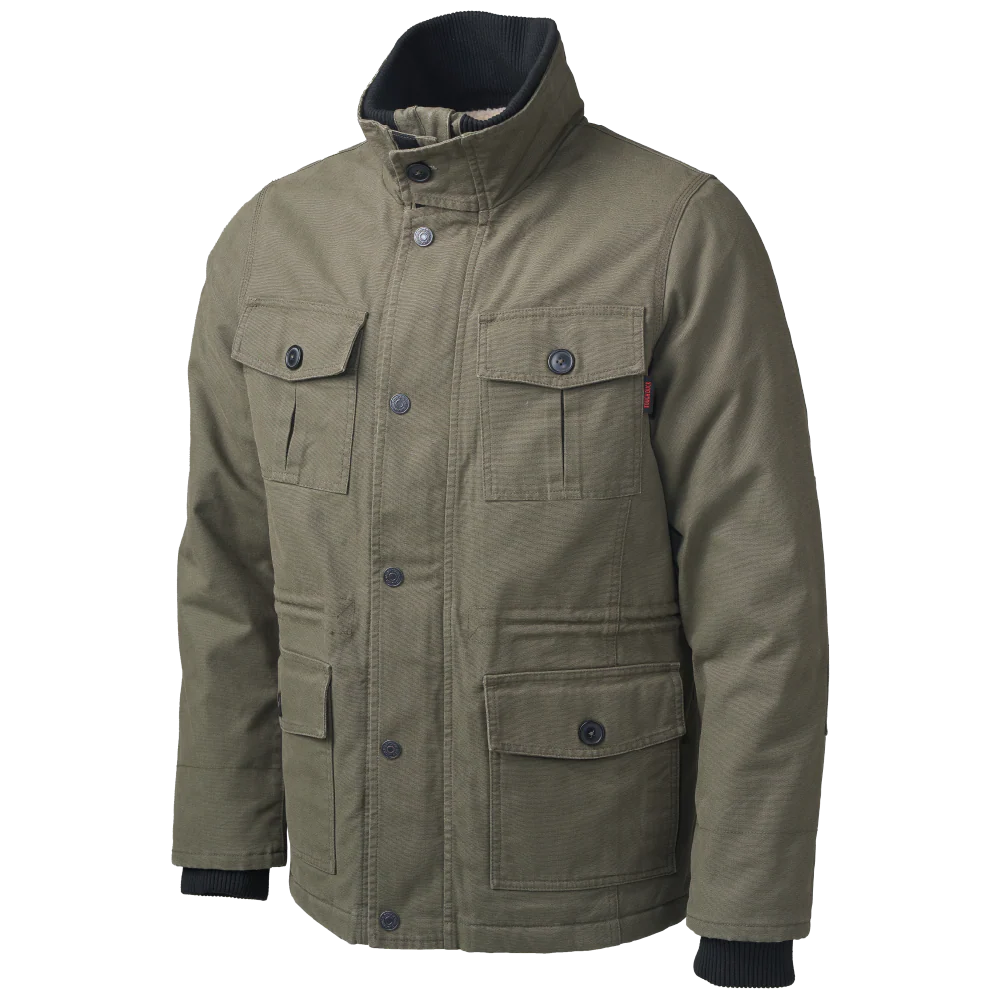 WJ44 - Sherpa-Lined Duck Cargo Jacket
