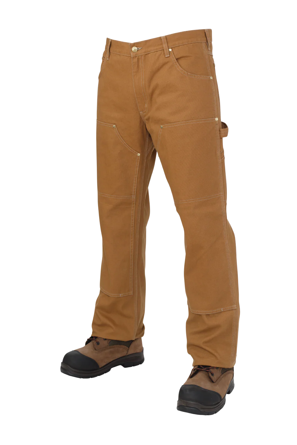 WP03 - Loose-Fit Washed Duck Double Front Pant