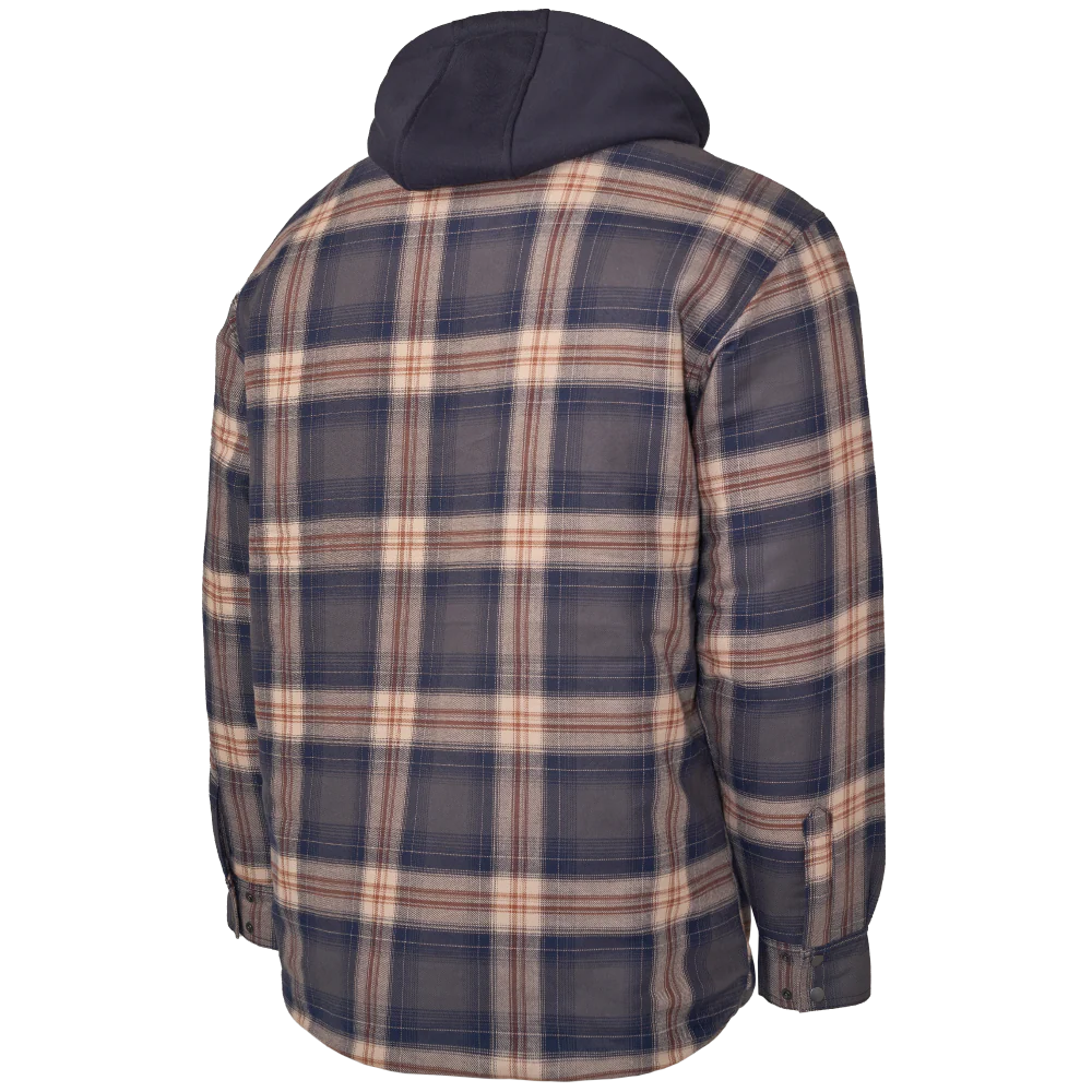 WS06 - Quilt-Lined Hooded Flannel Jac-Shirt