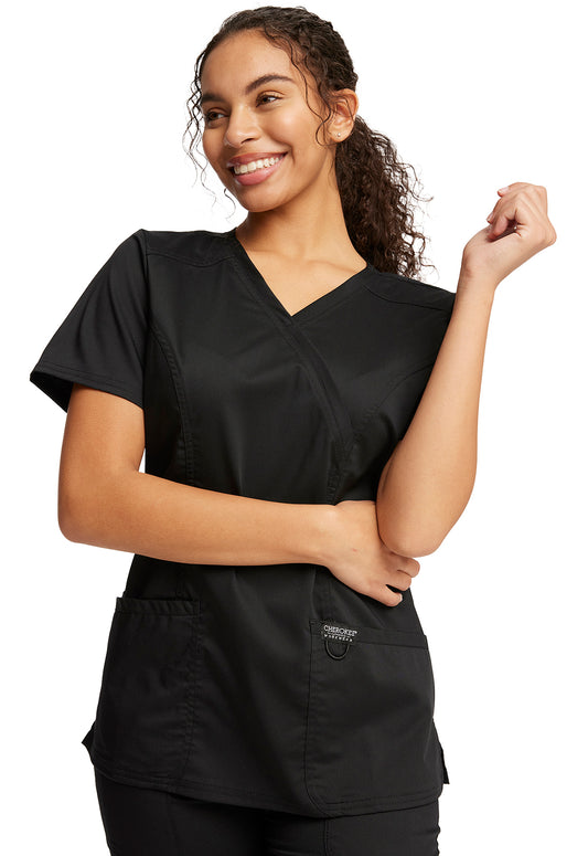 WW610 Revolution Mock Wrap Top