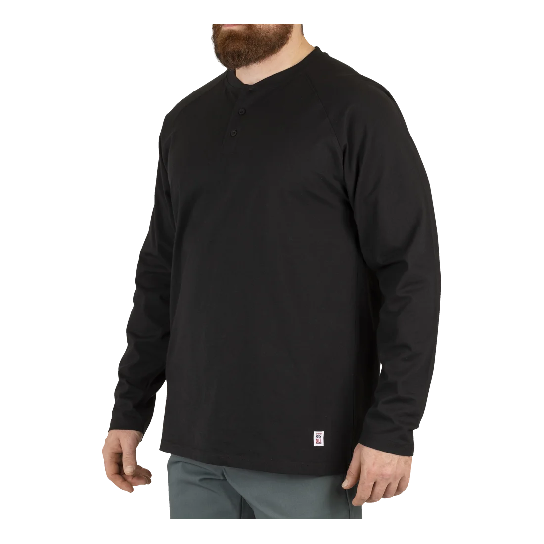 CK15 BIG BILL® Heavyweight Long Sleeve Henley T-shirt