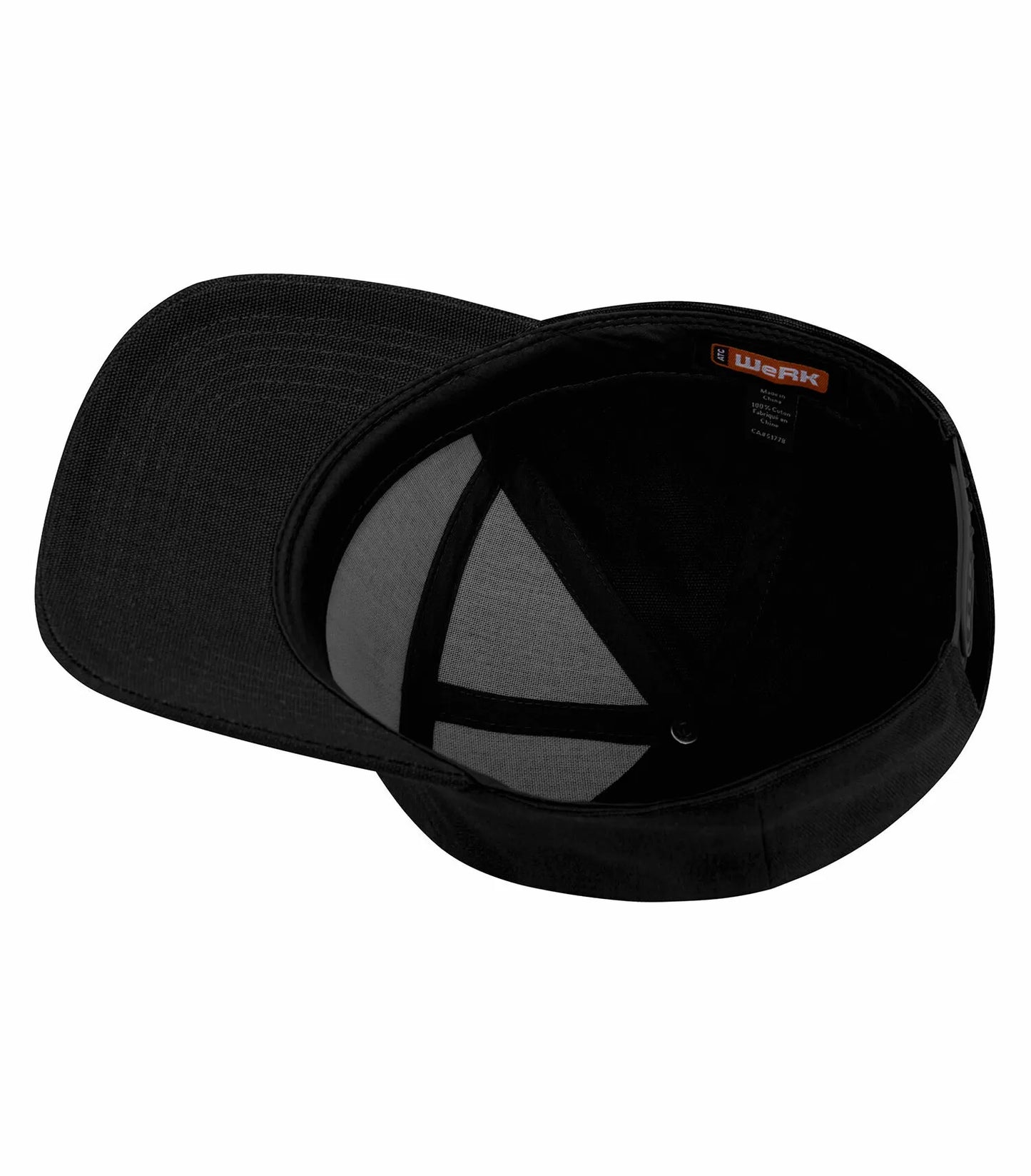 WeRK1332 ATC WeRK™ CANVAS 7-PANEL SNAPBACK CAP.