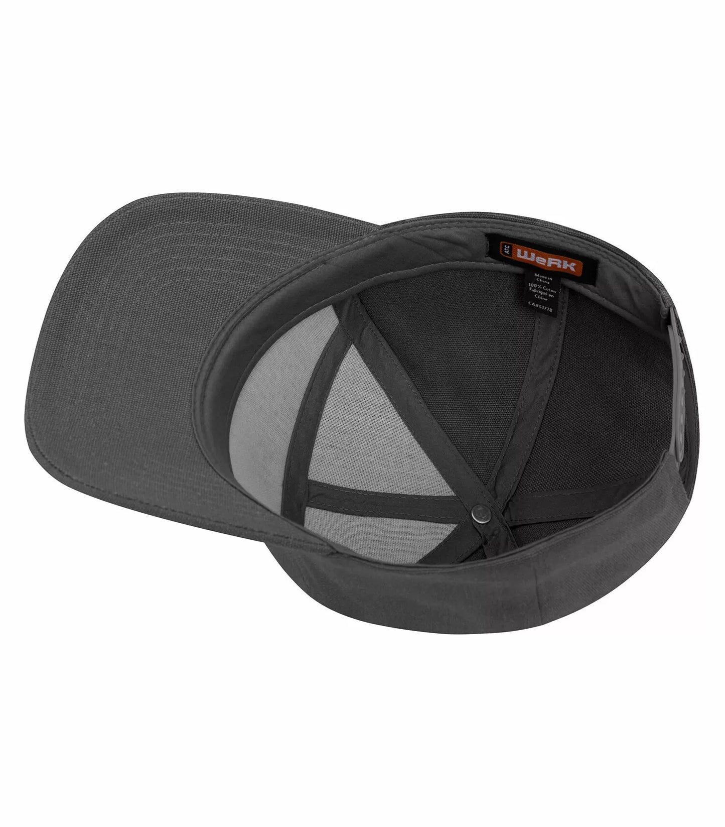 WeRK1332 ATC WeRK™ CANVAS 7-PANEL SNAPBACK CAP.