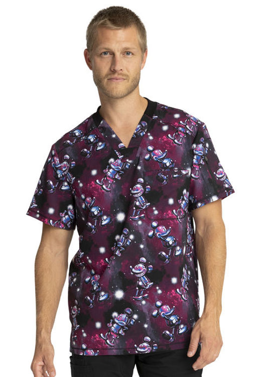 Picture of TF730 - Men's V-Neck Print Top