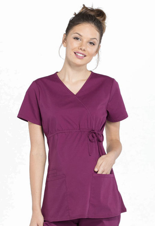 Picture of WW685 - Maternity Mock Wrap Top