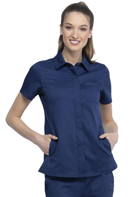 Picture of WW669 - Hidden Snap Front Collar Shirt