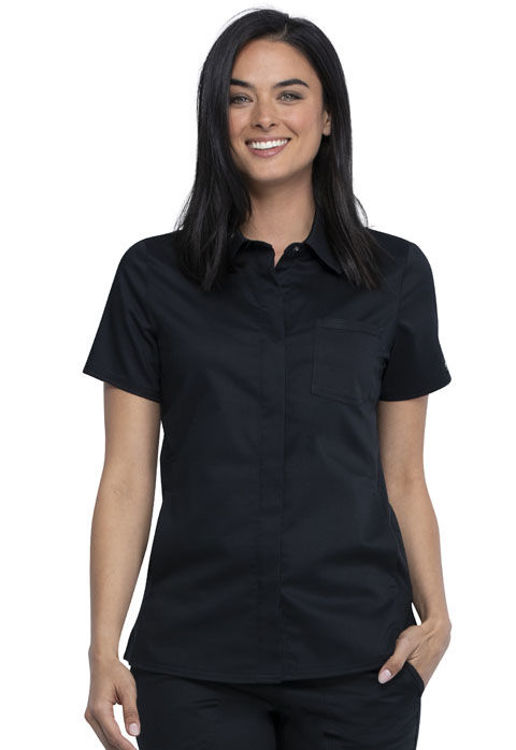 Picture of WW669 - Hidden Snap Front Collar Shirt
