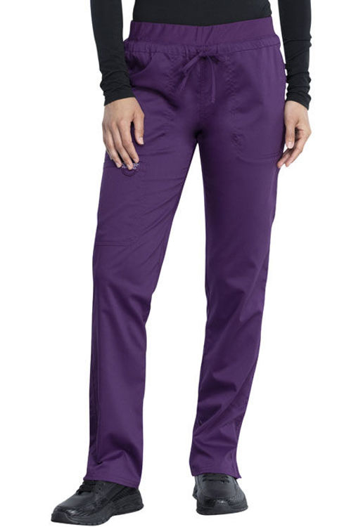 Picture of WW105 - Mid Rise Tapered Leg Drawstring Pant