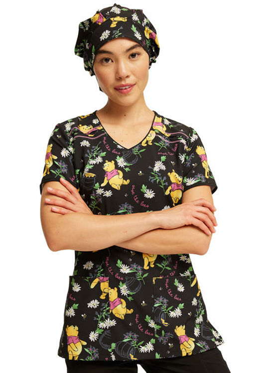 Picture of TF514 - Unisex Print Bouffant Scrubs Hat