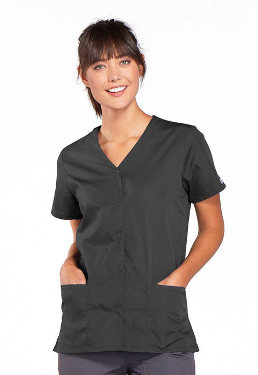 Picture of 4770 - Snap Front V-Neck Top