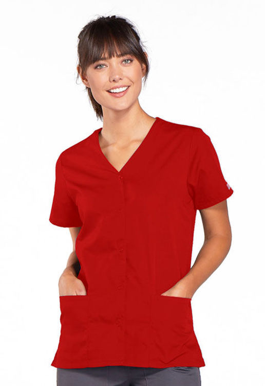 Picture of 4770 - Snap Front V-Neck Top
