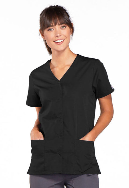 Picture of 4770 - Snap Front V-Neck Top