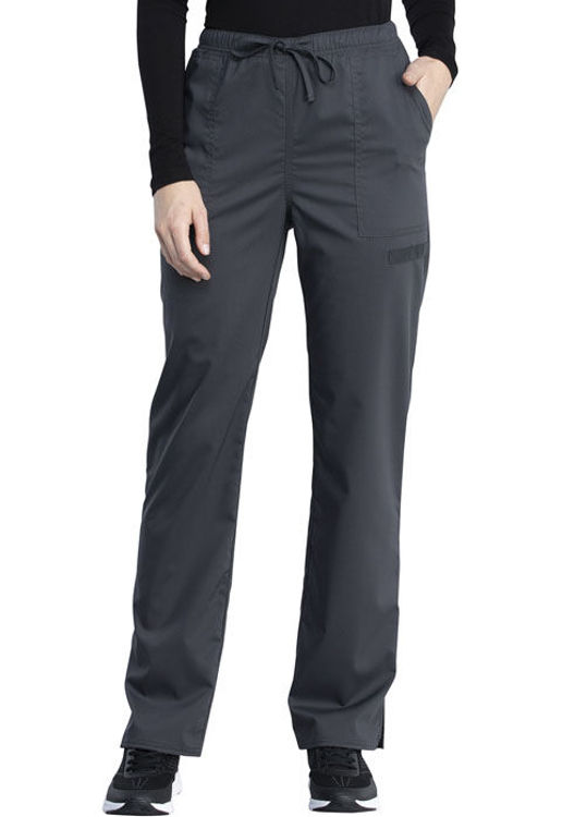 Picture of WW041 - Mid Rise Straight Leg Drawstring Pant