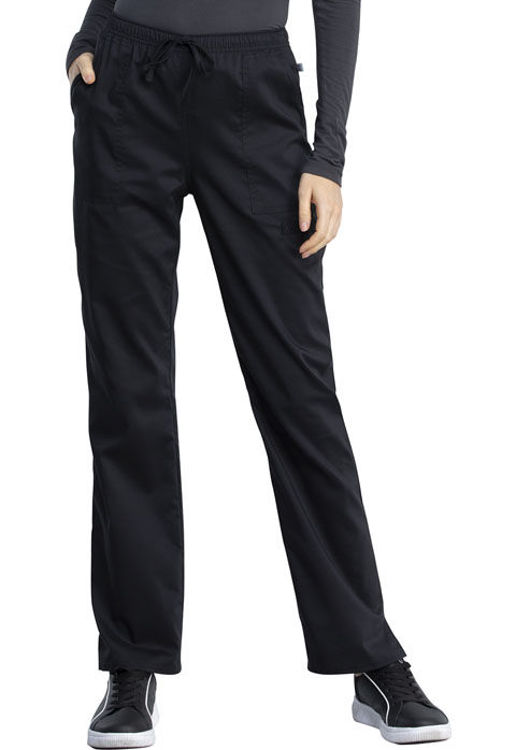 Picture of WW041 - Mid Rise Straight Leg Drawstring Pant